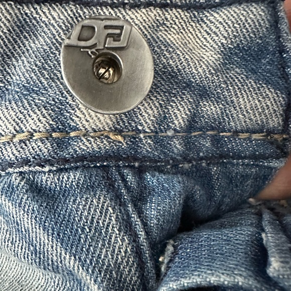 DINAMIT Rare Denim from Italy Light Wash Distressed Men’s Denim Jeans Size 40 - Picture 5 of 16